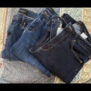 3 pairs of size 12 Banana Republic womens jeans